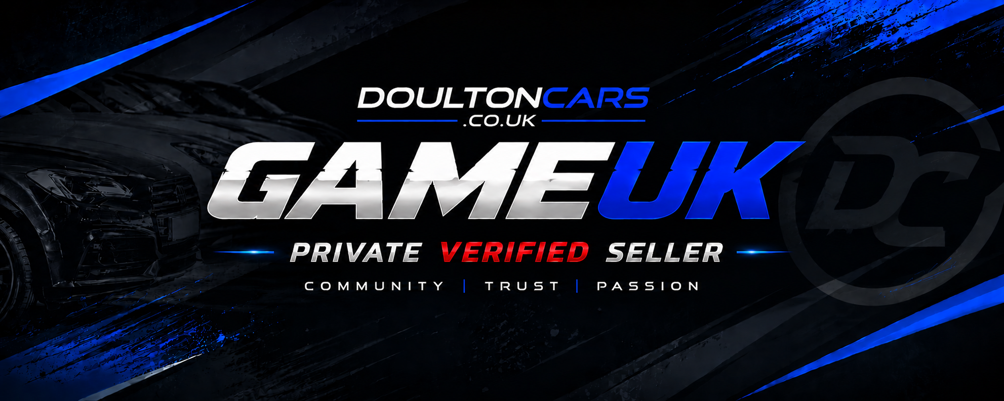 GAMEUK 2D BANNER PROFILE IMAGE FOR DOULTONCARS